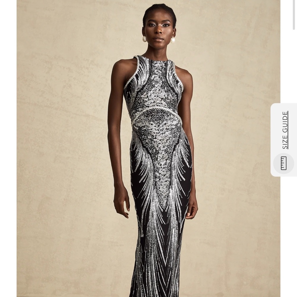 Miss Rosier Ghislaine Embellished Gown